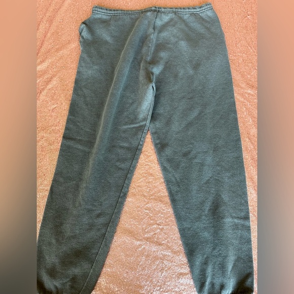 Vtg 90s USA Olympics Mens Medium Distressed Cuffed Sweatpants Joggers Gray USA L - Picture 4 of 10